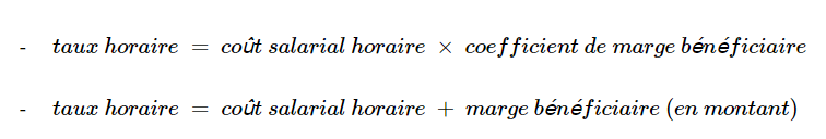 calcul taux horaire